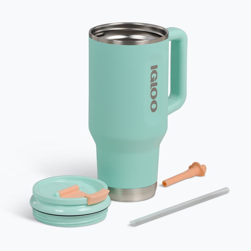 Igloo Travel Flip n' Sip 960 ml seafoam thermal mug 2