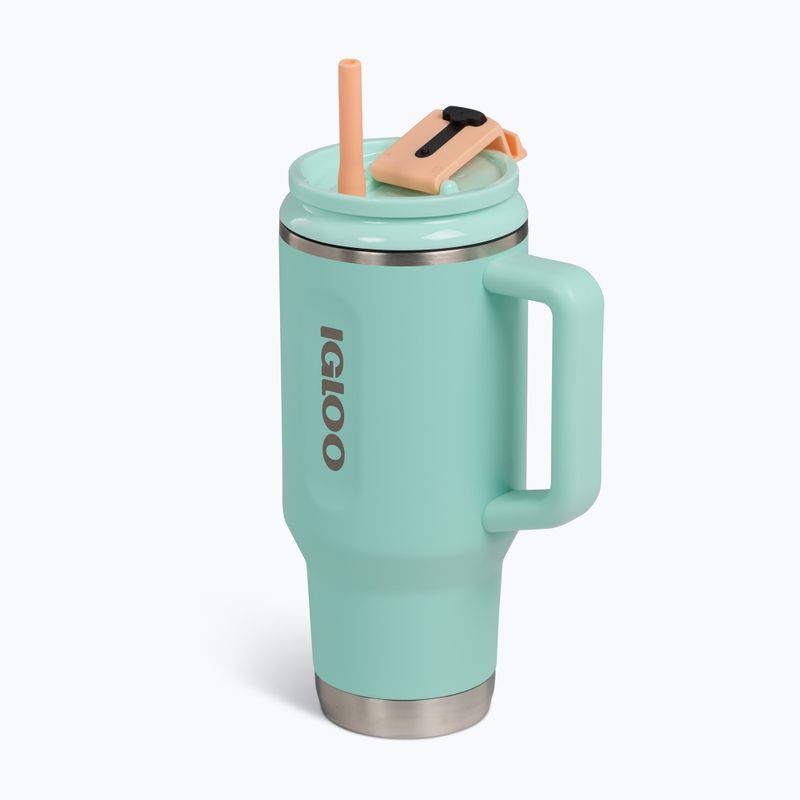 Igloo Travel Flip n' Sip 960 ml seafoam thermal mug 4