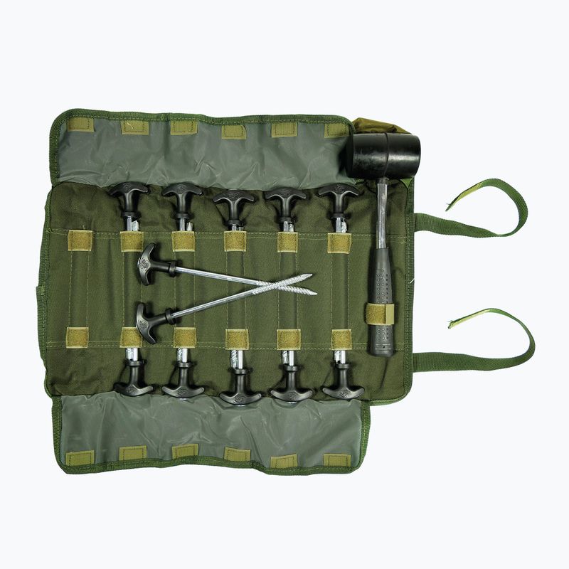Carp Spirit Hammer 12-piece tent pins with hammer black ACS540019
