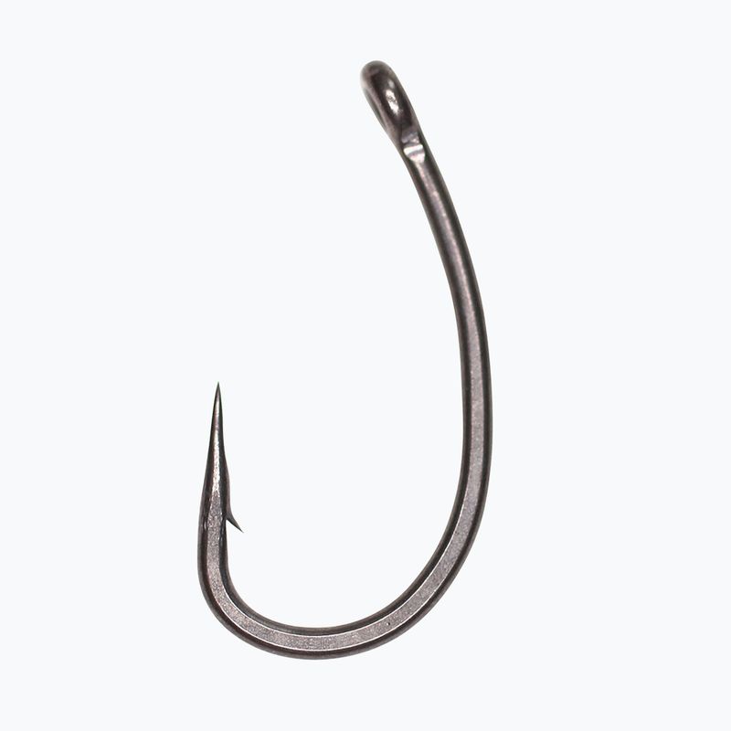 Hooks Carp Spirit Short Curve Shank Barbless grey ACS350072