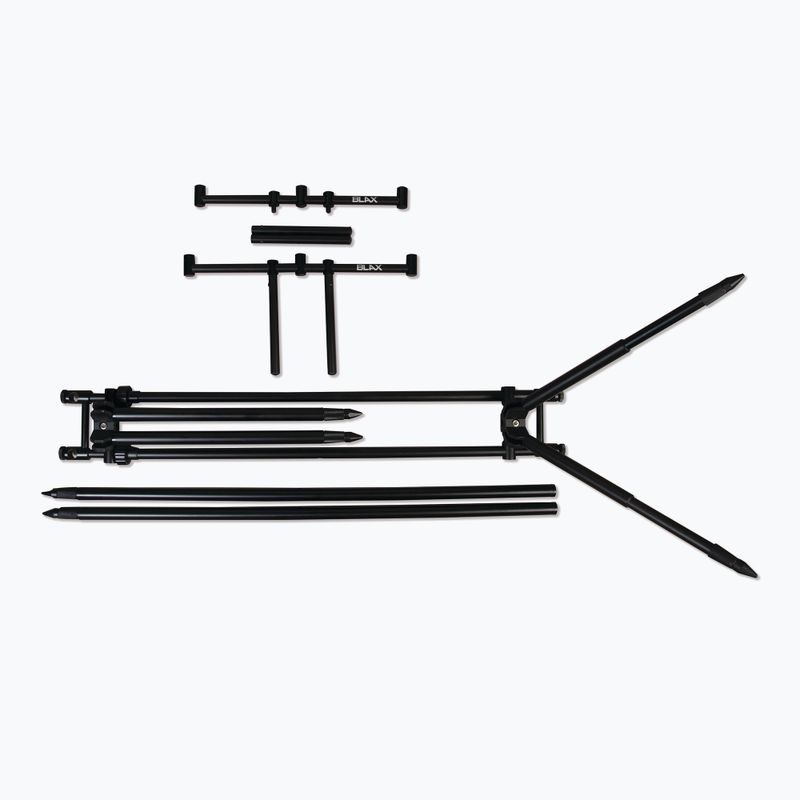 Carp Spirit Blax Rod Pod Complete rod stand black ACS370090 2