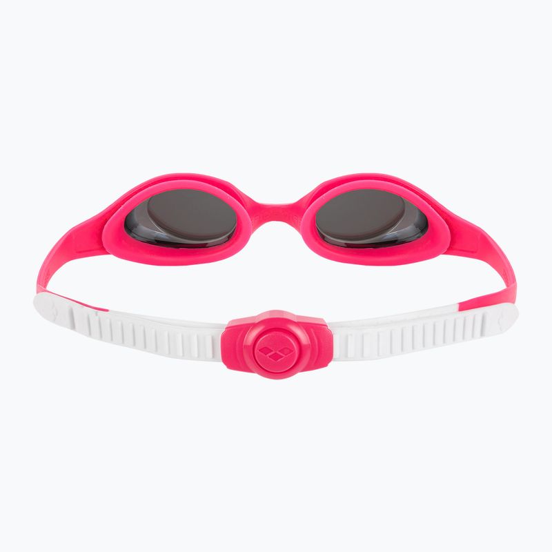 Children's swimming goggles arena Spider JR Mirror white/pink/fuchsia 5