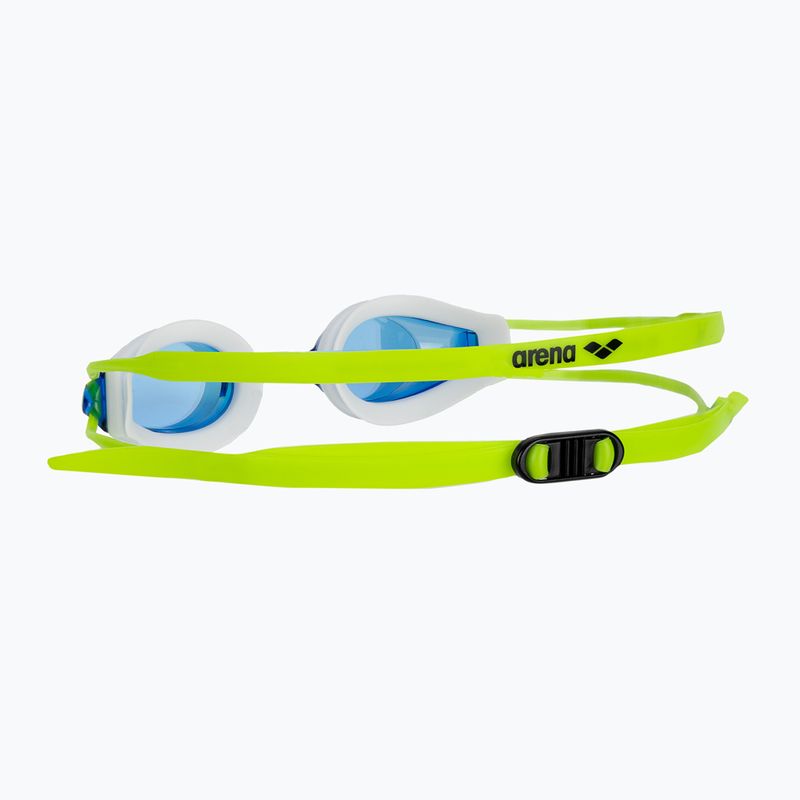 Children's swimming goggles arena Tracks JR blue/white/fluoyellow 4