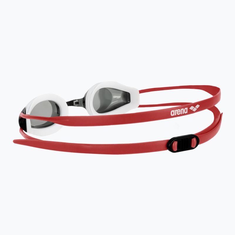 Children's swimming goggles arena Tracks JR smoke/white/red 4