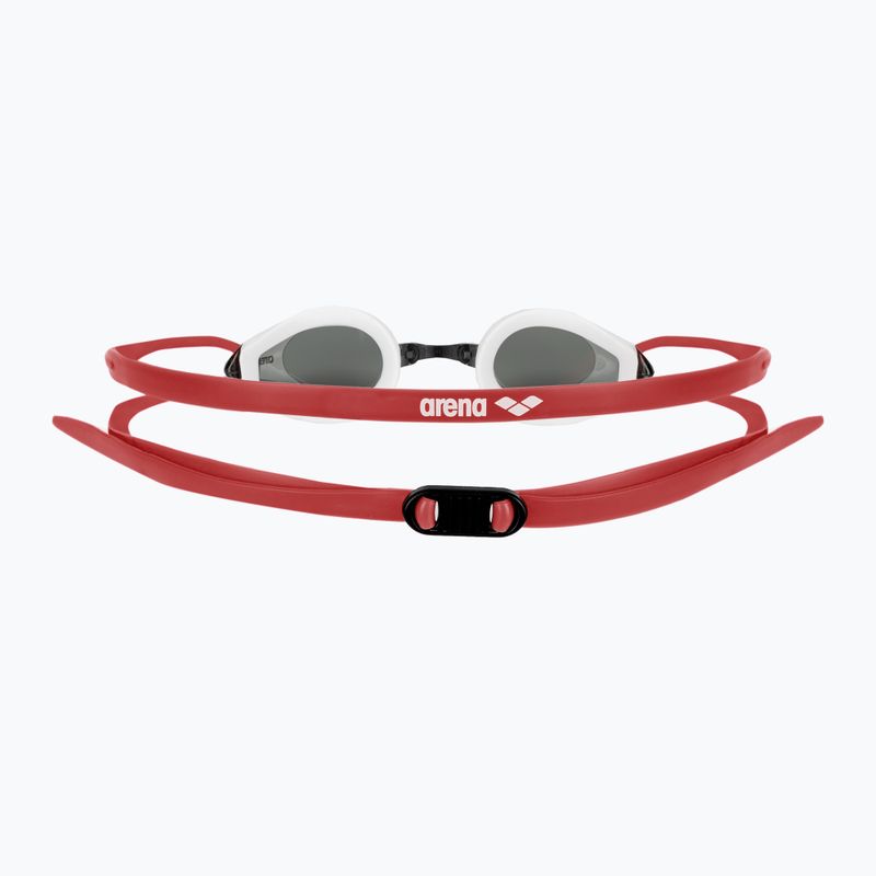 Children's swimming goggles arena Tracks JR smoke/white/red 5
