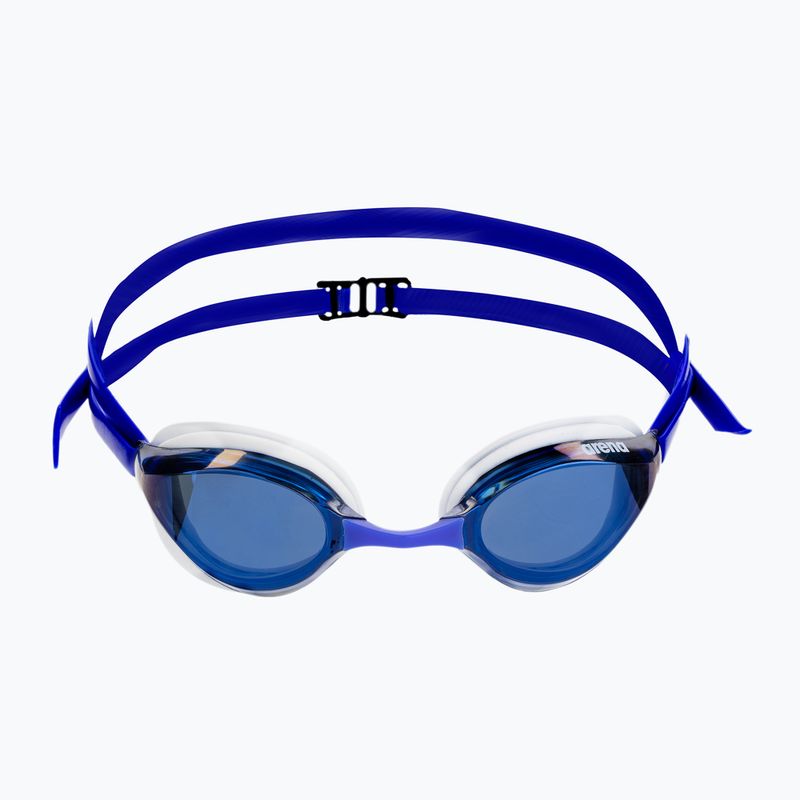 Arena Python Mirror blue mirror/white swimming goggles 2