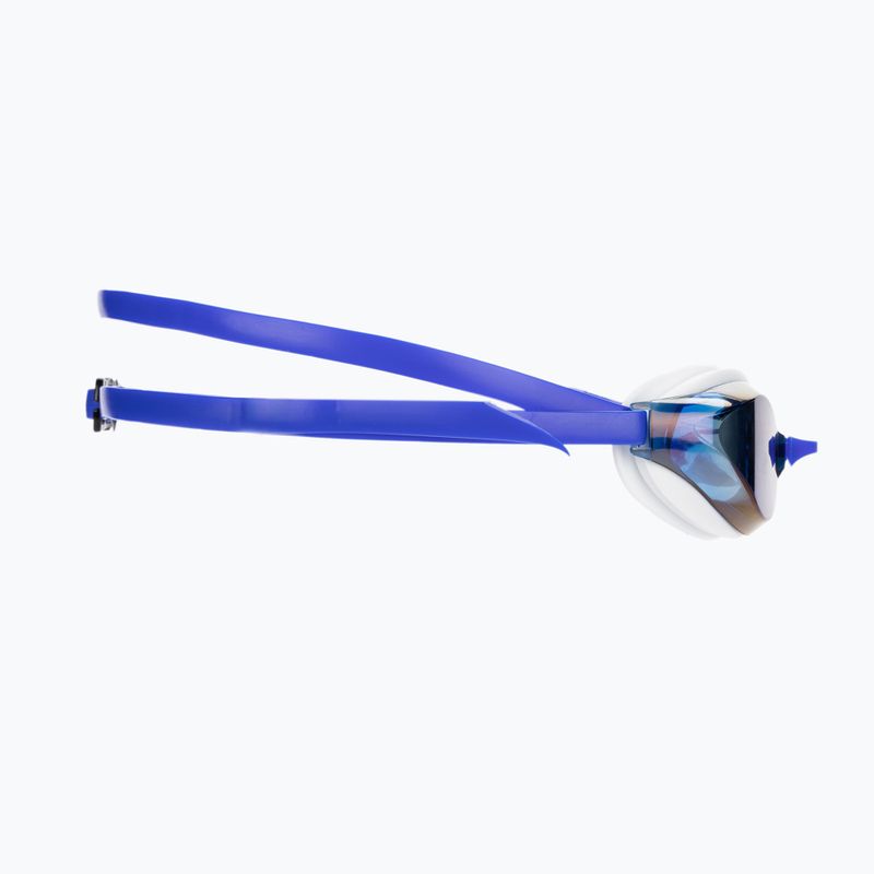 Arena Python Mirror blue mirror/white swimming goggles 3
