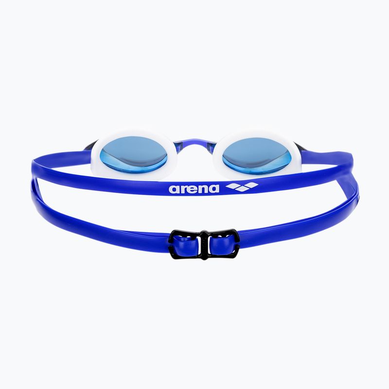 Arena Python Mirror blue mirror/white swimming goggles 5