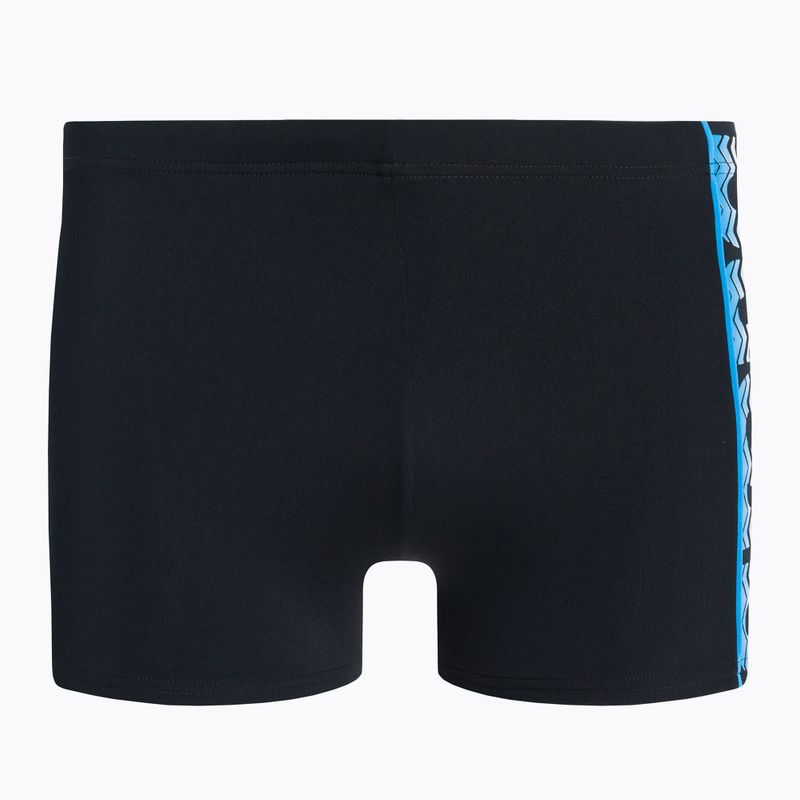 Men's arena Floater Short swim boxers black and turquoise 2A723