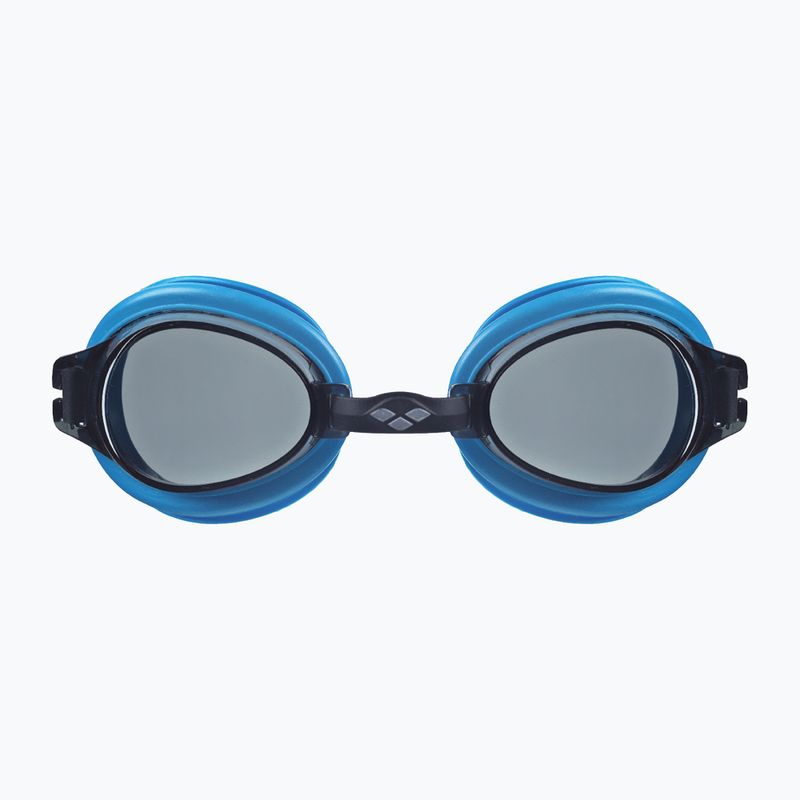 Children's swim goggles arena Bubble 3 Junior smoke/turquoise/black 2