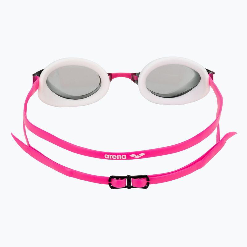 Swim goggles arena Python smoke/white/fuchsia 4