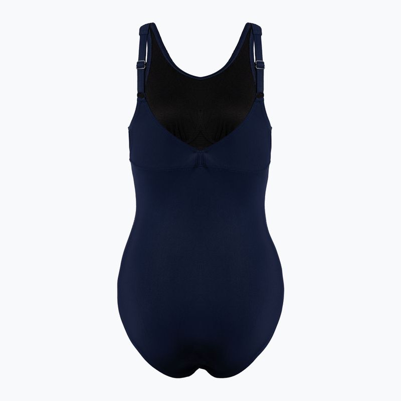 Women's one-piece swimsuit arena Amber Wing Back One Piece navy blue 001260 2