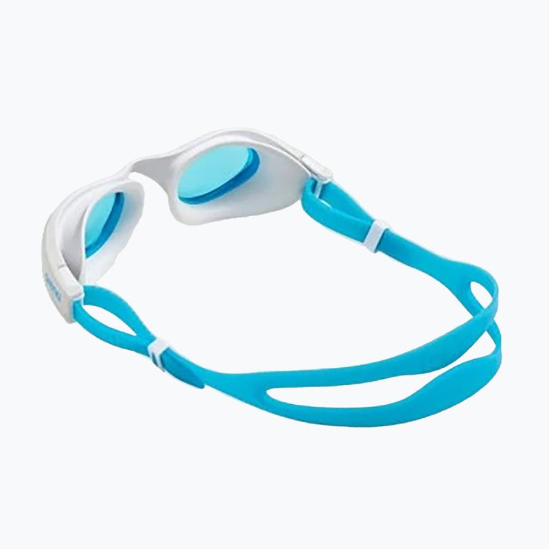 Arena The One light blue / white / blue swimming goggles 5