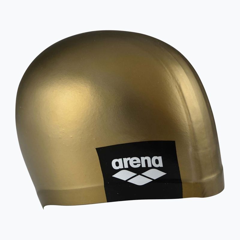 Arena Logo Moulded gold swimming cap 001912/205 2