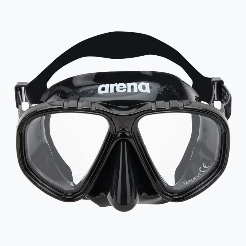 Arena Premium Children's Snorkeling Set Jr black/clear/black 3