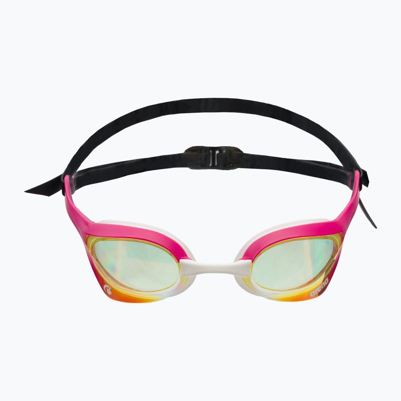 Arena swimming goggles Cobra Ultra Swipe Mirror yellow copper/pink 002507/390 2