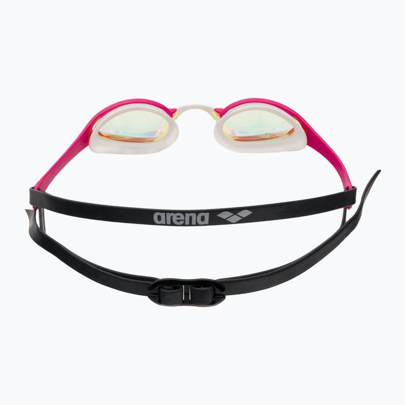 Arena swimming goggles Cobra Ultra Swipe Mirror yellow copper/pink 002507/390 4