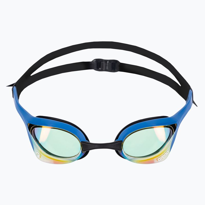 Arena swimming goggles Cobra Ultra Swipe Mrirror yellow copper/blue 2