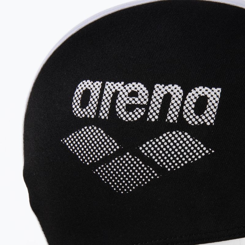 Children's swimming cap arena Polyester II black and white 002468/510 3