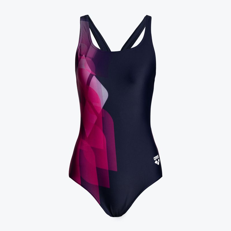 Women's one-piece swimsuit arena Swim Pro Back L navy blue/pink 002842/700