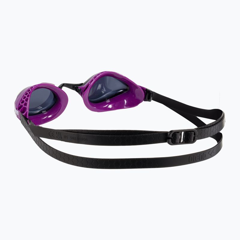 Arena Air-Speed dark smoke/purple swimming goggles 4