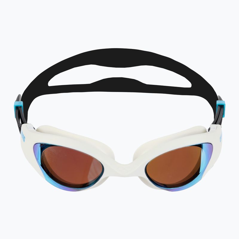 Arena The One Mirror blue/white/black swimming goggles