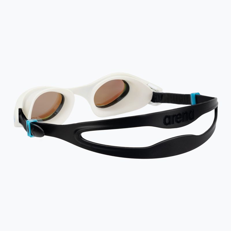 Arena The One Mirror blue/white/black swimming goggles 4