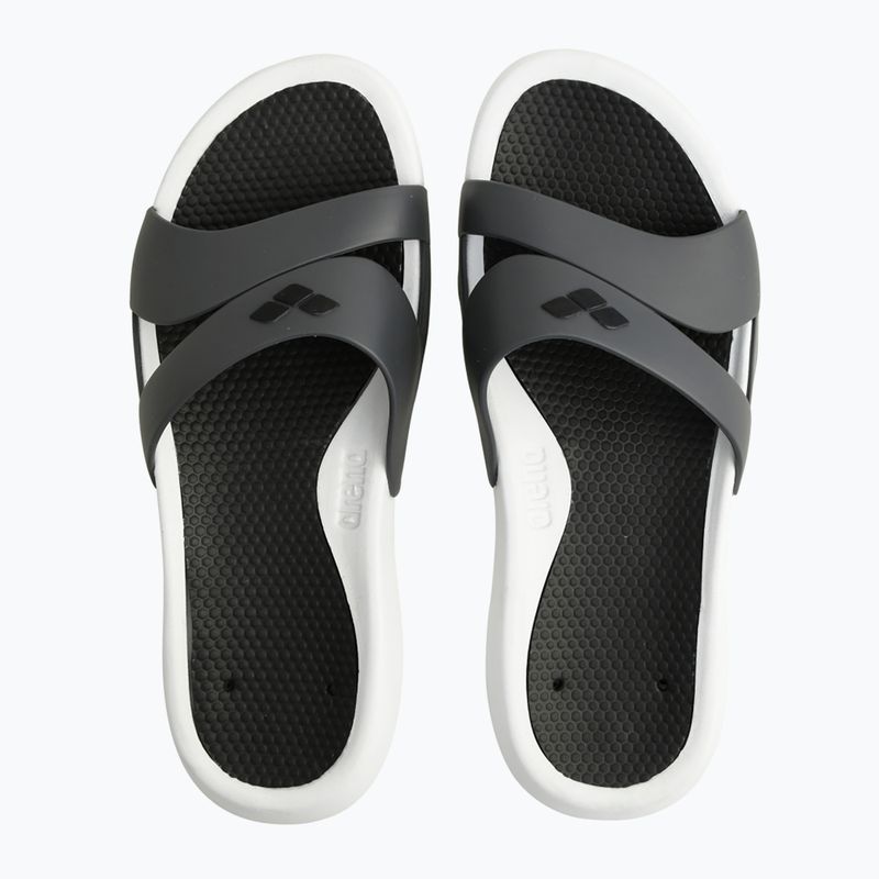 Arena Nina women's flip-flops white and grey 003787 10