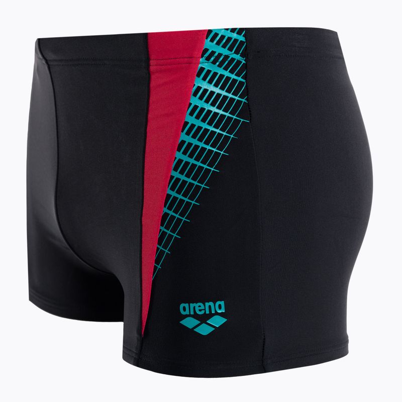 Men's arena swim boxers Threefold Short black 004193/548 3