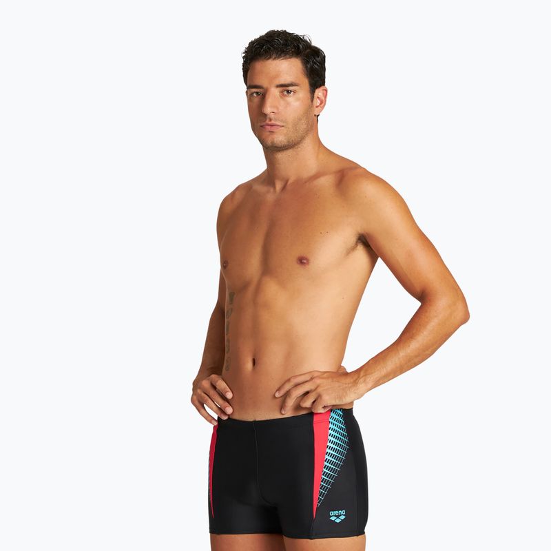 Men's arena swim boxers Threefold Short black 004193/548 6