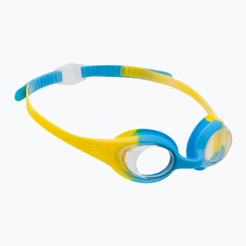 Arena Spider clear/yellow/lightblue children's swimming goggles 004310/202