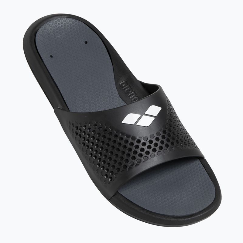 Men's arena Bruno flip-flops black and grey 004372 8