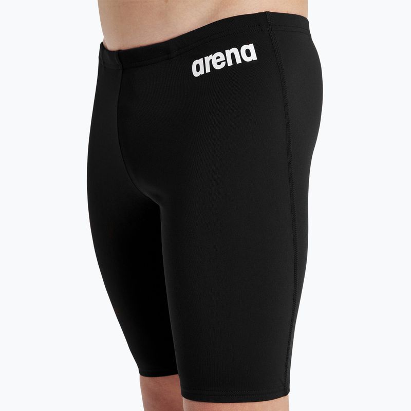 Kids' jammers arena Team Swim Jammer Solid black/white 8
