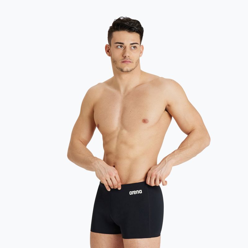 Swim boxers Arena Team Swim Short Solid black/white 4