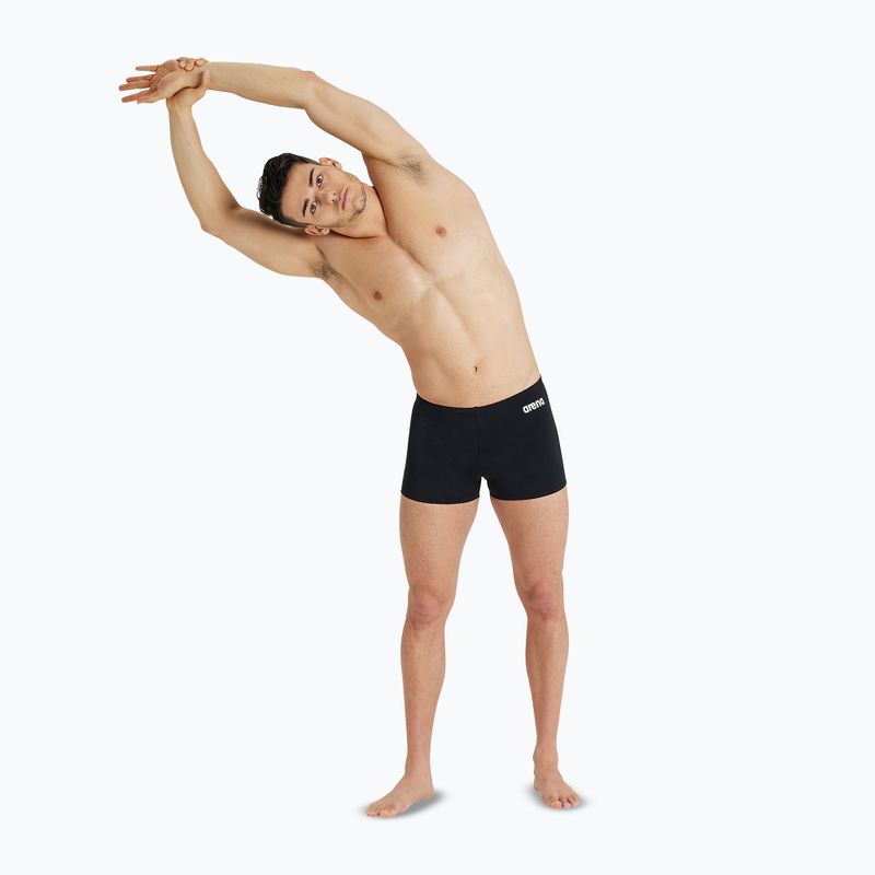 Swim boxers Arena Team Swim Short Solid black/white 5