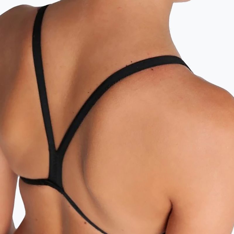 Arena Team Challenge Solid black/white children's one-piece swimsuit 7
