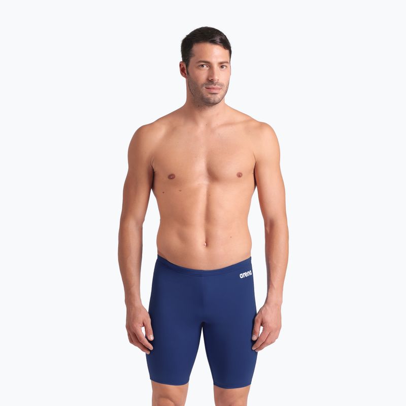 Men's swim jammers arena Team Swim Jammer Solid navy/white 5