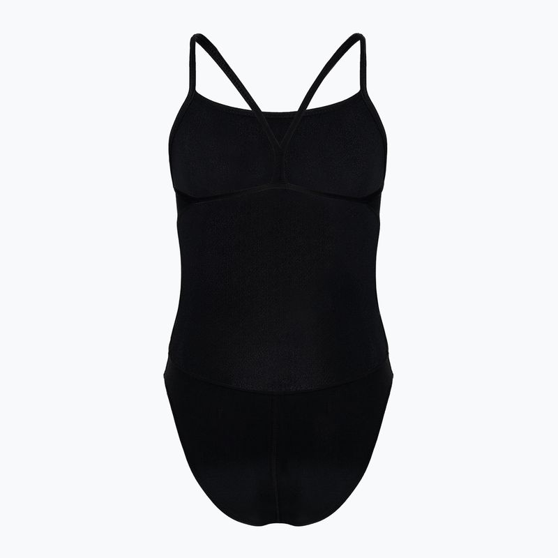 Arena Team Challenge Solid black/white children's one-piece swimsuit 2