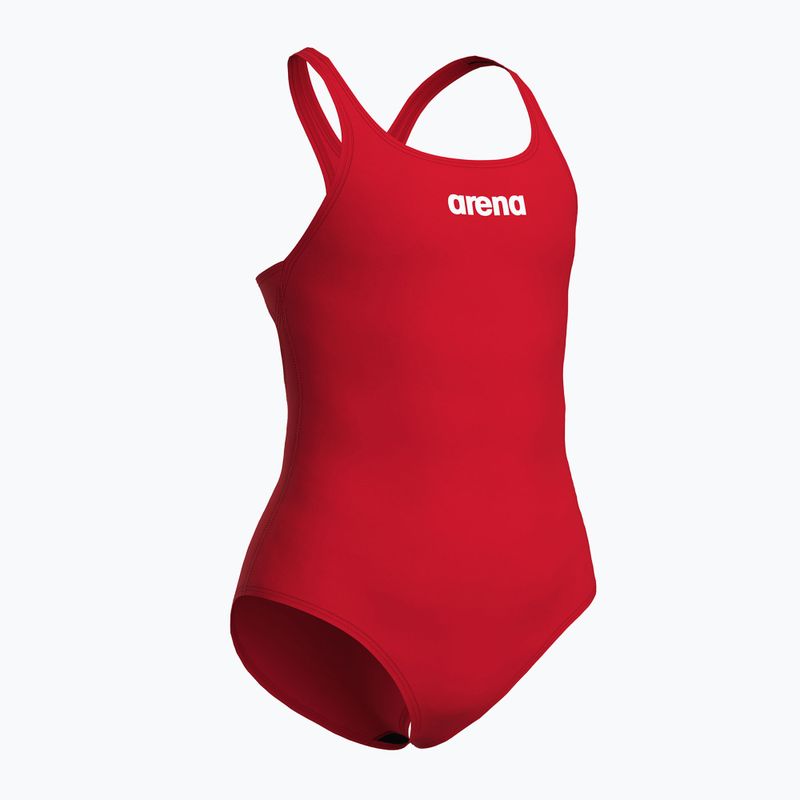 Children's one-piece swimsuit arena Team Swim Pro Solid red/white 3