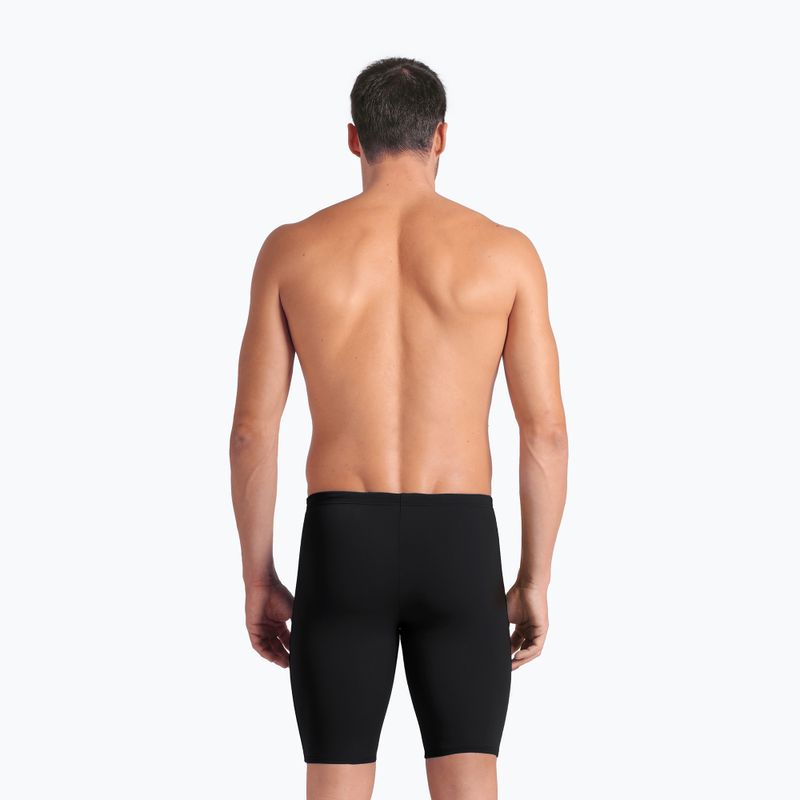 Men's swim jammers arena Team Swim Jammer Solid black/white 7
