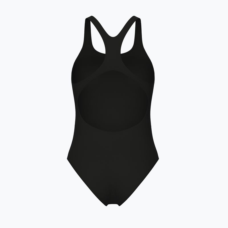 Women's one-piece swimsuit arena Team Swim Pro Solid black/white 2