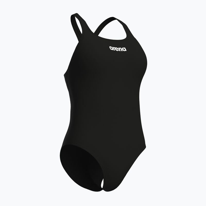 Women's one-piece swimsuit arena Team Swim Pro Solid black/white 3