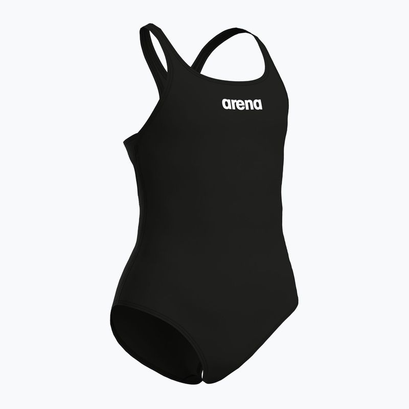Children's one-piece swimsuit arena Team Swim Pro Solid black/white 3