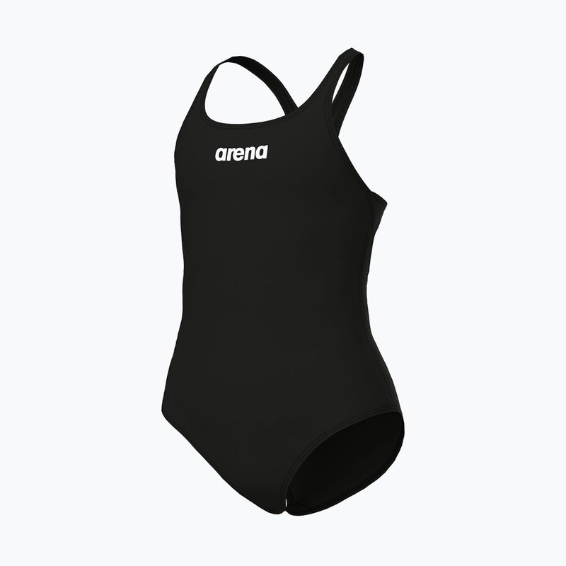 Children's one-piece swimsuit arena Team Swim Pro Solid black/white 4