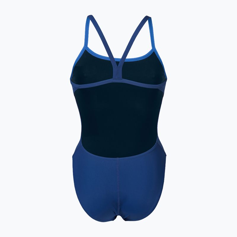 Women's one-piece swimsuit arena Team Challenge Solid navy blue 004766/750 5