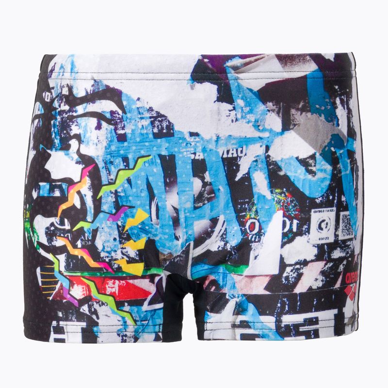 Children's swimming boxers arena Placement Short black and colour 005099