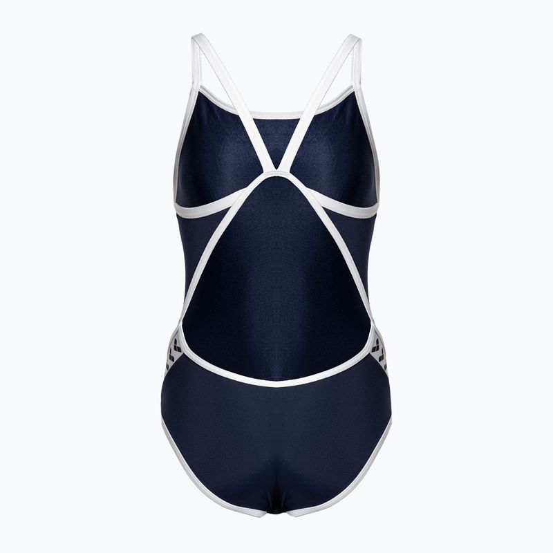 Women's one-piece swimsuit arena Icons Super Fly Back Solid navy blue 005036 2