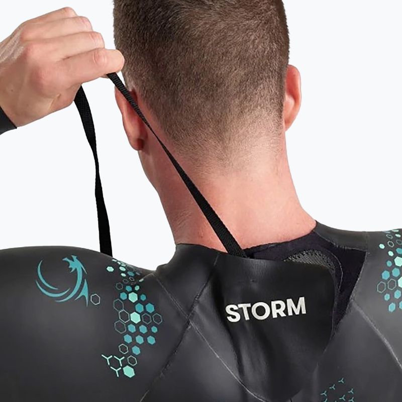 Men's arena Storm coral blue/black wetsuit 3
