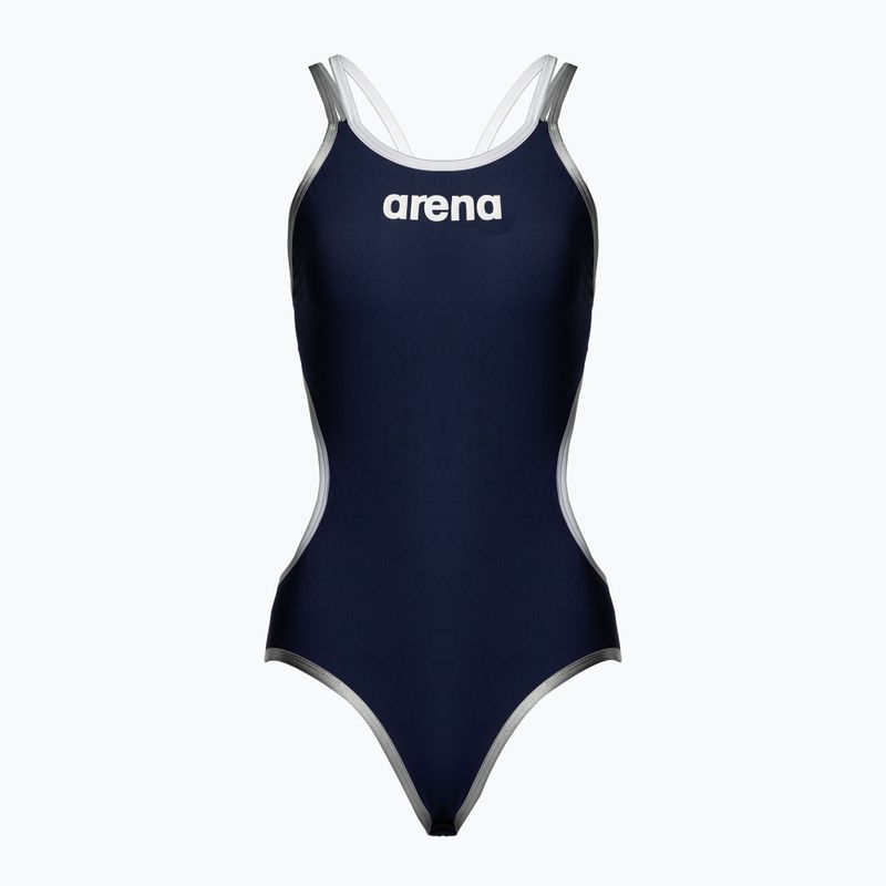 Women's one-piece swimsuit arena One Double Cross Back One Piece navy blue 004732/750