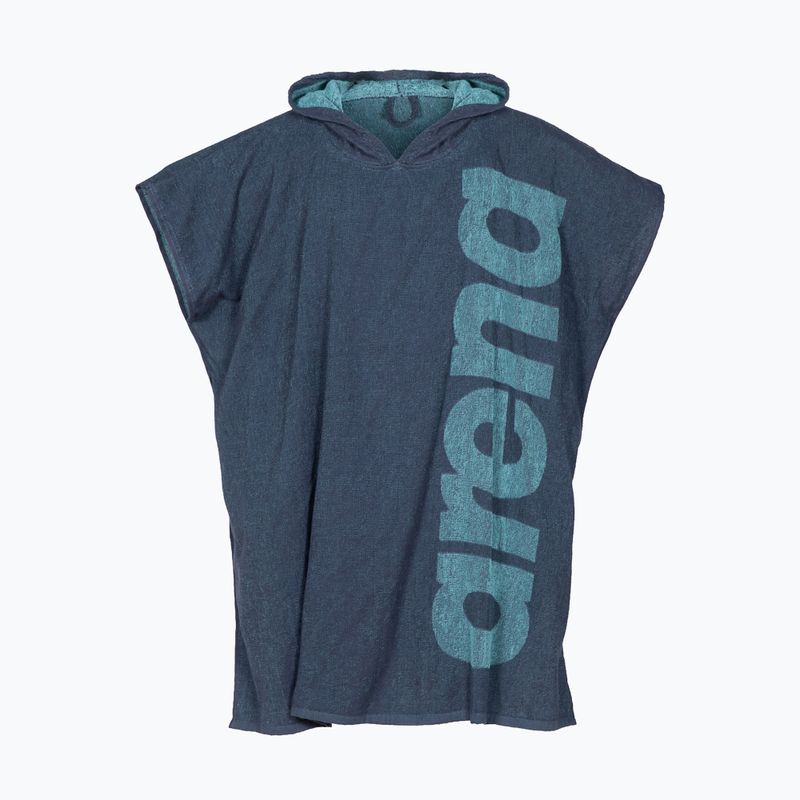 Arena Big Logo Hooded Poncho Navy blue 005624/101